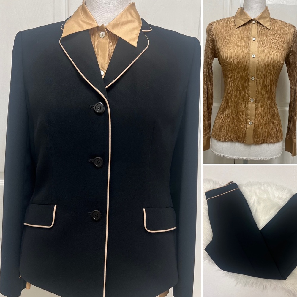Alfani | Two Piece Pantsuit w/ Matching Shirt | Size 6/10